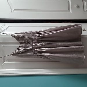 Candie's metallic silver cocktail dress, size 9